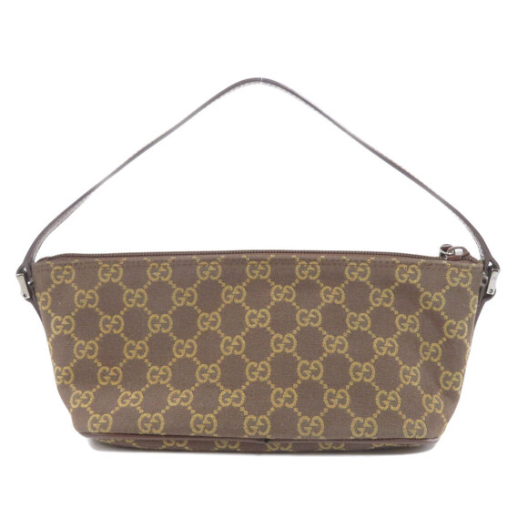 Gucci GG Accessory Pouch Canvas Leather - Picture 2 of 10